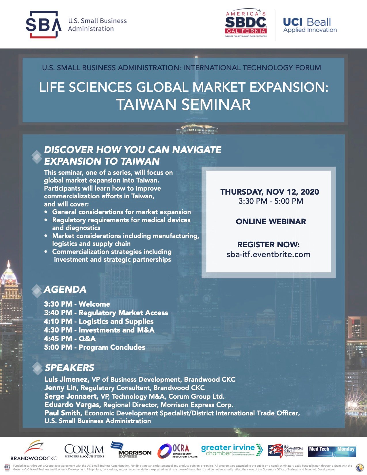 SBDC Life Sciences Global Market Expansion Series Taiwan [1][1]-1